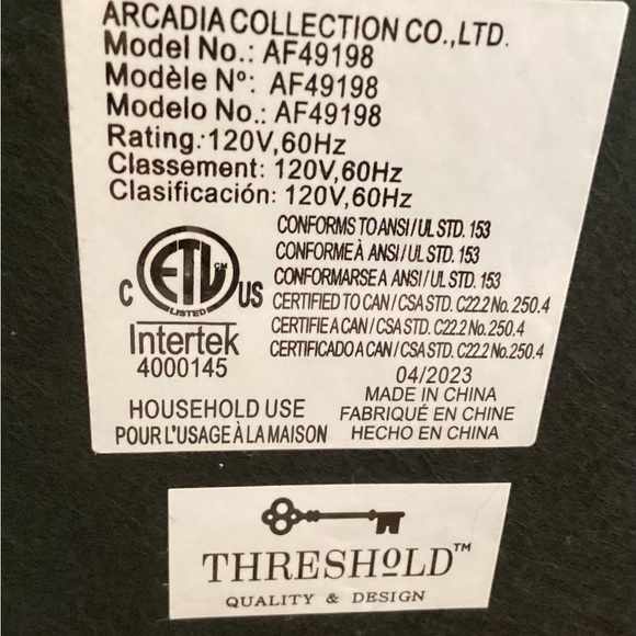 Threshold Brass and Black Adjustable Table Lamp - Picture 8 of 8